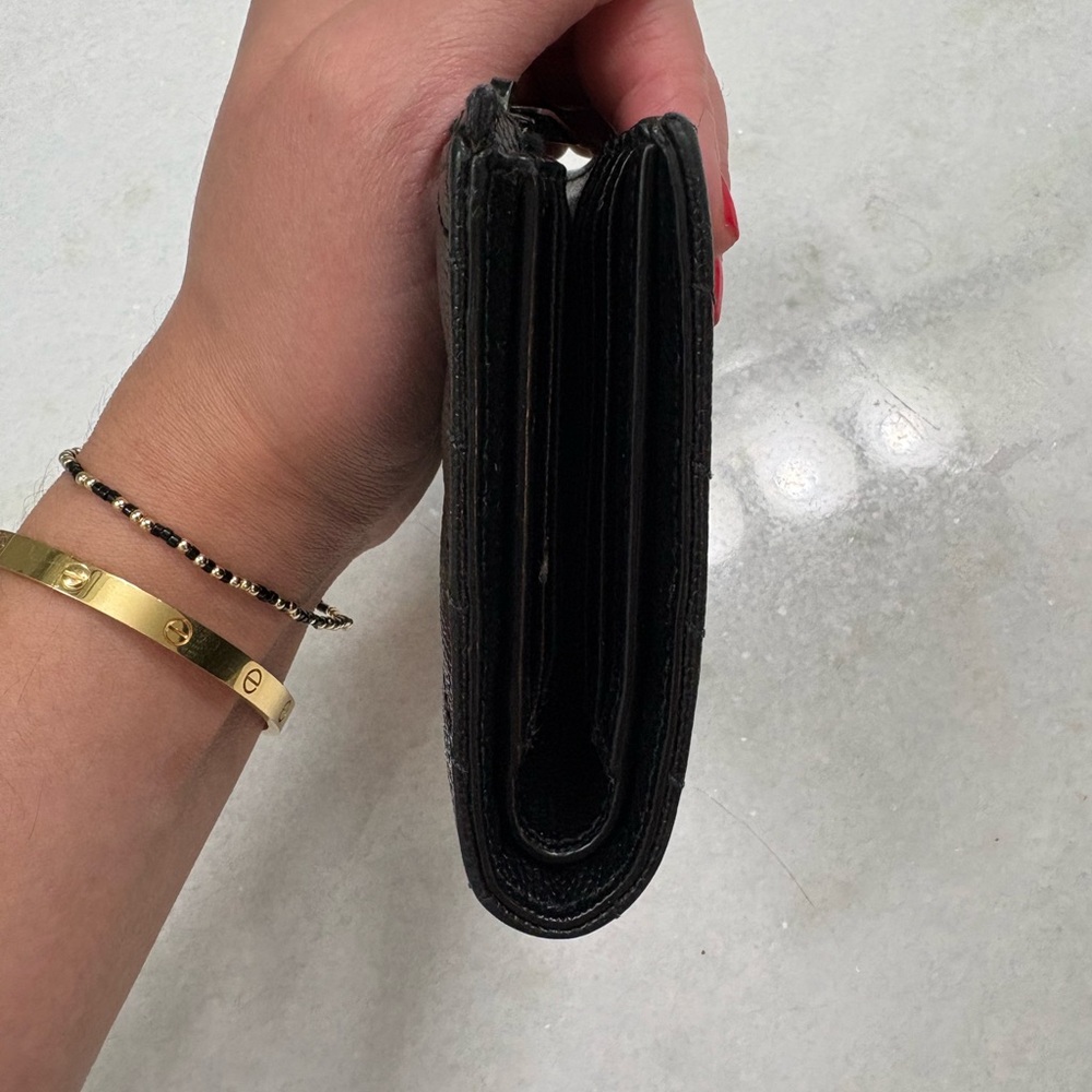 Saint Laurent Cassandre quilted textured-leather wallet - Picture 12 of 15